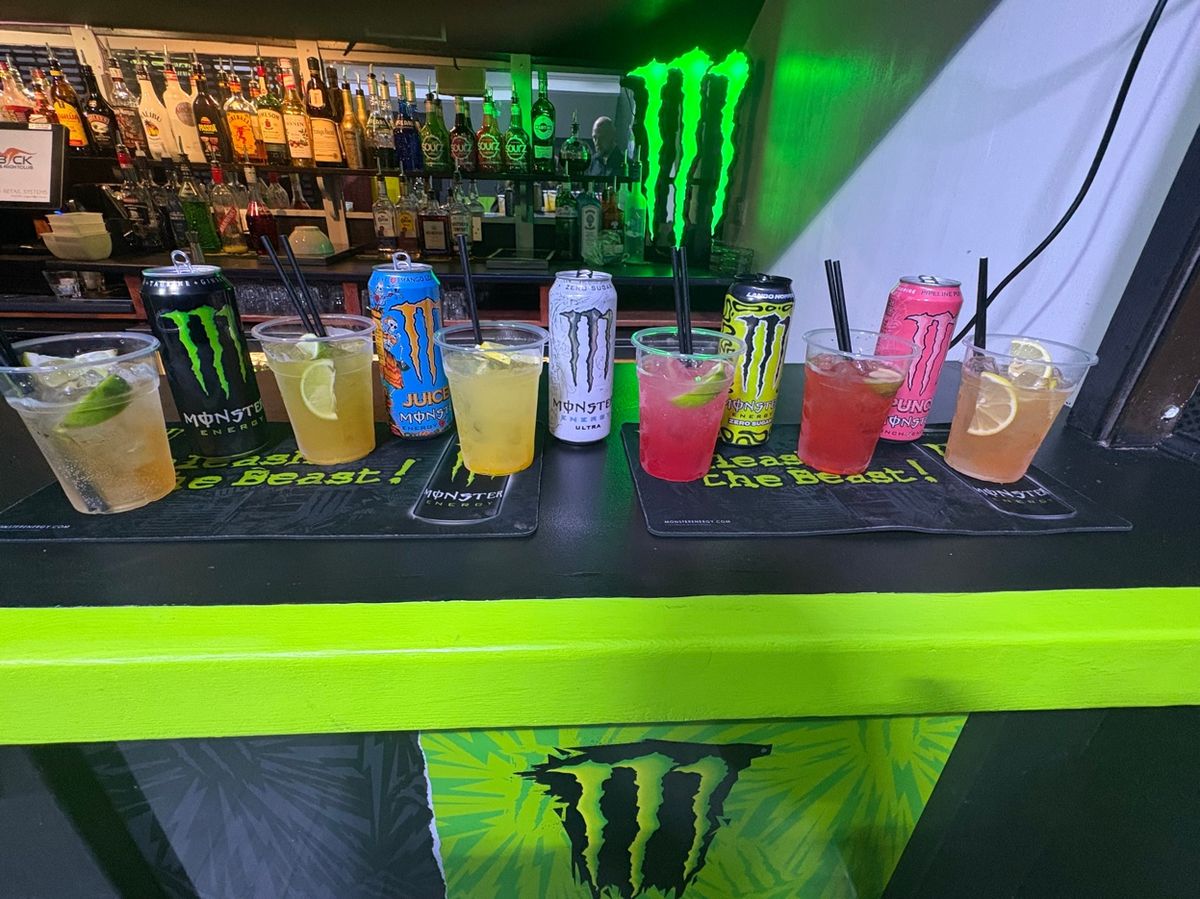 Monster Energy cocktails